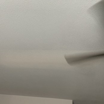 CastleRock Communities - Here is where they fixed the drywall that was pushing down. They fixed it but didn't repaint the area. - Home Developers Near Me - Houston, Texas