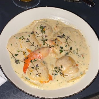 The Deck at Island Gardens - Lobster ravioli - Mediterranean Near Me - Miami, Florida The Deck at Island Gardens - Lobster ravioli - Mediterranean Near Me - Miami, Florida