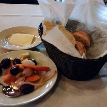 Blackstones Steakhouse - Bread a some in house pickled vegiies - Steakhouses Near Me - Stamford, Connecticut Blackstones Steakhouse - Bread a some in house pickled vegiies - Steakhouses Near Me - Stamford, Connecticut