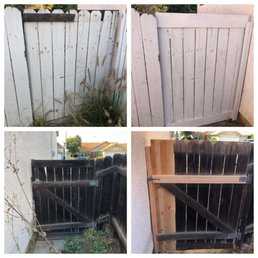 Left: before gate, Right: after gate repairs