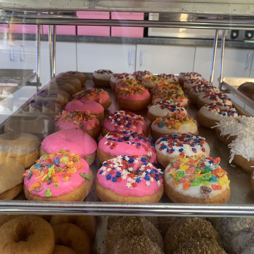 Donut House - a variety of donuts in a display case - Donuts Near Me - Redding, California Donut House - a variety of donuts in a display case - Donuts Near Me - Redding, California