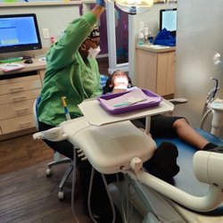 Jersey City Pediatric Dentistry - Getting teeth checked by Dr. Wilma
