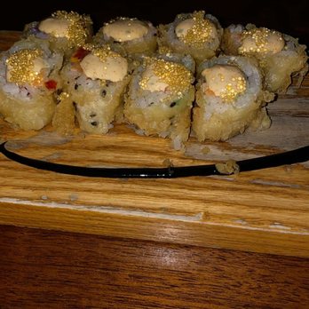 Uchiko Austin - One of the delicious rolls I had. - Sushi Bars Near Me - Austin, Texas Uchiko Austin - One of the delicious rolls I had. - Sushi Bars Near Me - Austin, Texas
