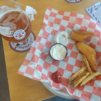 Cedar Springs Brewing Company - Fish & Frites, CSIPA beer, tartar sauce - German Near Me - Cedar Springs, Michigan
