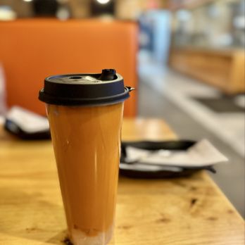 Zen Ramen & Grill - Thai Tea with lychee jelly - Ramen Near Me - Hanover Park, Illinois