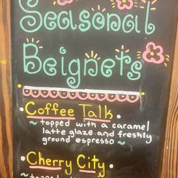 The seasonal menu ! Coffee talk ! The seasonal menu ! Coffee talk !