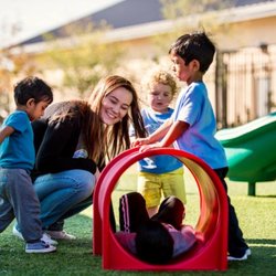 Guidepost Montessori at Stonebriar - "Watching a child makes it obvious that the development of his mind comes through his movements." -Maria Montessori