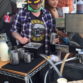 Highwire Coffee Roasters - Cranky barista shown here. - Coffee & Tea Near Me - Oakland, California Highwire Coffee Roasters - Cranky barista shown here. - Coffee & Tea Near Me - Oakland, California