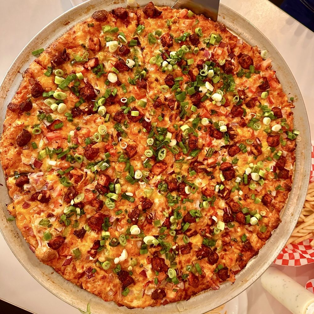 Desi Halal Pizza - Tandoori Chicken Pizza - Halal Near Me - Fullerton, California