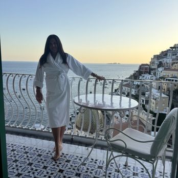 Le Sirenuse - Literally the perfect robe on the perfect balcony with a perfect view. - Hotels Near Me - Positano, SA