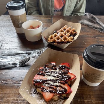 Wonder Coffeehouse - Cannoli special on waffle - Coffee & Tea Near Me - Buffalo, New York Wonder Coffeehouse - Cannoli special on waffle - Coffee & Tea Near Me - Buffalo, New York