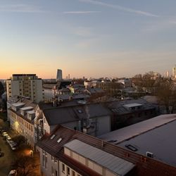 Frankfurter Skyline - Guten Morgen Frankfurt