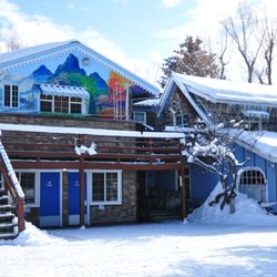 Pines Motel * Guest Haus - Here's a recent shot of our place in the middle of a beautiful winter!