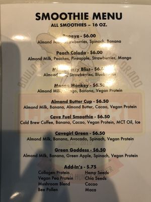 Menu photo 7 Cavegirl Coffeehouse Longmont, CO Menu photo 7 Cavegirl Coffeehouse Longmont, CO