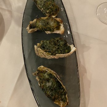 Sullivan's Steakhouse - Oysters Rockefeller- so fresh and not gritty at all - Steakhouses Near Me - Anchorage, Alaska Sullivan's Steakhouse - Oysters Rockefeller- so fresh and not gritty at all - Steakhouses Near Me - Anchorage, Alaska