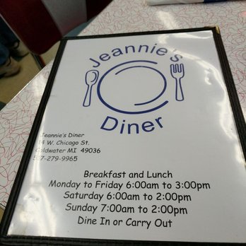 Jeannie's Diner - Diners Near Me - Coldwater, Michigan Jeannie's Diner - Diners Near Me - Coldwater, Michigan