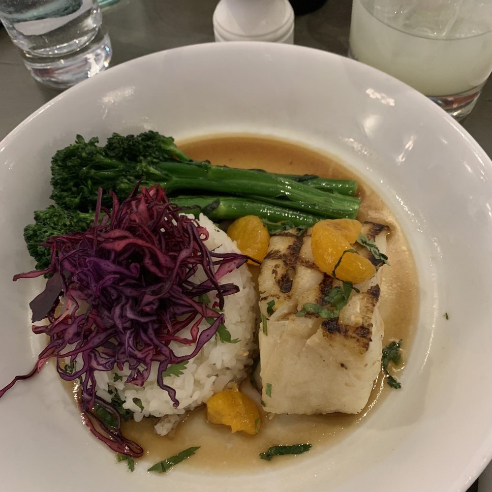Maison Cheryl - Grilled Chilian Seabass - French Near Me - Arlington, Virginia