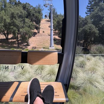 Sterling Vineyards - Gondola view - Wineries Near Me - Calistoga, California