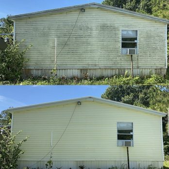Down South Softwash - Vinyl siding before and after! - Pressure Washers Near Me Down South Softwash - Vinyl siding before and after! - Pressure Washers Near Me