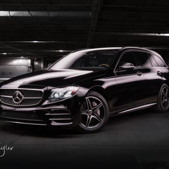 Tint Tech - John Gayler Photography light painting portrait of a Mercedes S213 Sportwagon with Tint Tech ceramic IR window tint www.johngayler.net - Car Window Tinting Near Me - San Jose, California