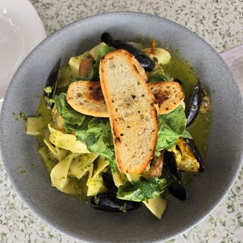C Level - Seafood pasta - New American Near Me - San Diego, California