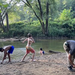 Red River Gorge Campground - The red river beside the campground
