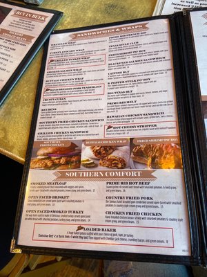 Menu photo 5 Wobbly Boots Roadhouse Osage Beach, MO
