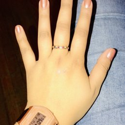 Pink foil nails! Love!!! Pink foil nails! Love!!!