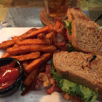 Local Roots - BLT and sweet potato fries - New American Near Me - Powell, Ohio Local Roots - BLT and sweet potato fries - New American Near Me - Powell, Ohio