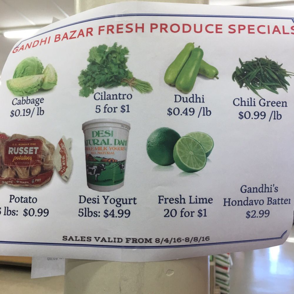 Gandhi Bazar - Produce Specials - International Grocery Near Me - Austin, Texas Gandhi Bazar - Produce Specials - International Grocery Near Me - Austin, Texas