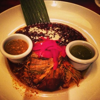 Maya Del Sol - Cochinita pibil with habanero salsa on the left. Such fantastic heat! - Latin American Near Me - Oak Park, Illinois Maya Del Sol - Cochinita pibil with habanero salsa on the left. Such fantastic heat! - Latin American Near Me - Oak Park, Illinois