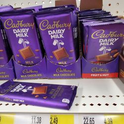 Target - Cadbury's fruit and nut bars, $2.49 each