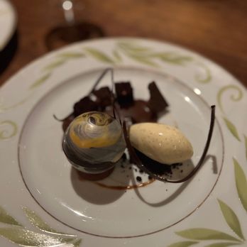 Citrin - Valrhona Chocolate Sphere Caramel, Coffee, Vanilla Ice Cream - Cocktail Bars Near Me - Santa Monica, California Citrin - Valrhona Chocolate Sphere Caramel, Coffee, Vanilla Ice Cream - Cocktail Bars Near Me - Santa Monica, California