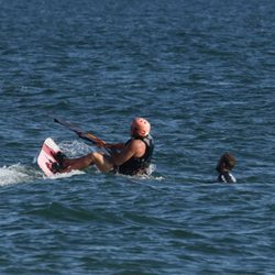 SoCal Kitesurfing & Kiteboarding - The magic of the first waterstart- with instructor help in the water its easy!