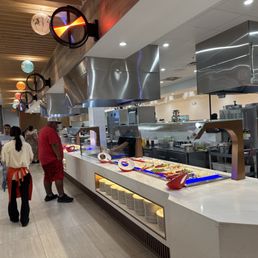 Hibachi buffet and Ramen station
