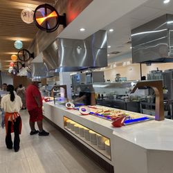 Hibachi buffet and Ramen station