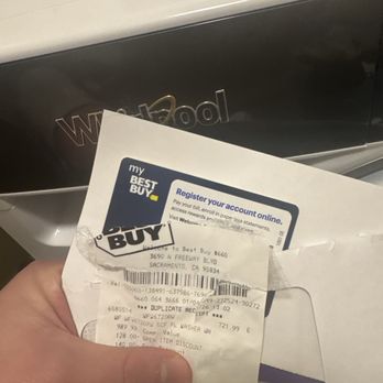 Best Buy - Natomas - Credit card I received in the mail today, receipt for washer with progressive lease ID. - Electronics Near Me - Sacramento, California Best Buy - Natomas - Credit card I received in the mail today, receipt for washer with progressive lease ID. - Electronics Near Me - Sacramento, California