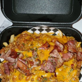 Antidote Eats - Chili cheese fries add bacon - Food Trucks Near Me Antidote Eats - Chili cheese fries add bacon - Food Trucks Near Me