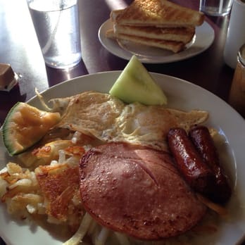 Barb & Ernie's Restaurant - Meat combo breakfast! I ate the bacon... - German Near Me - Edmonton, Alberta Barb & Ernie's Restaurant - Meat combo breakfast! I ate the bacon... - German Near Me - Edmonton, Alberta