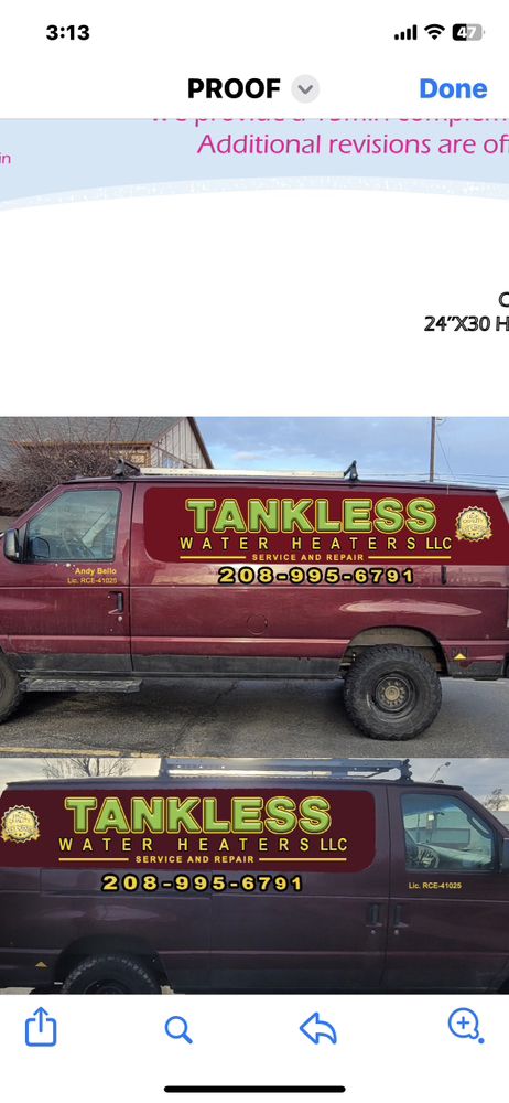 Slide of Tankless Plumber