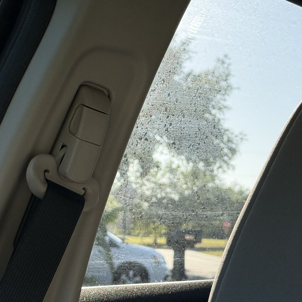 EAS Detailing - Rear Passenger Window Spray and Marks - Auto Detailing Near Me - Titusville, Florida EAS Detailing - Rear Passenger Window Spray and Marks - Auto Detailing Near Me - Titusville, Florida