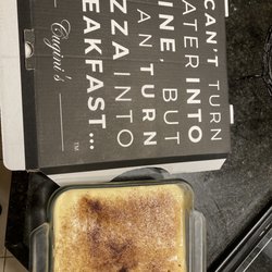 Cugini's Pizza Café - Tiramisu and Cugini's good old pizza. They do take outs only for now but the sheer price to quality ratio is unparalleled.