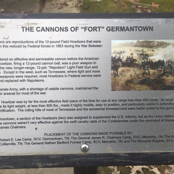 Fort Germantown - History of the cannons - Landmarks & Historical Buildings Near Me - Germantown, Tennessee