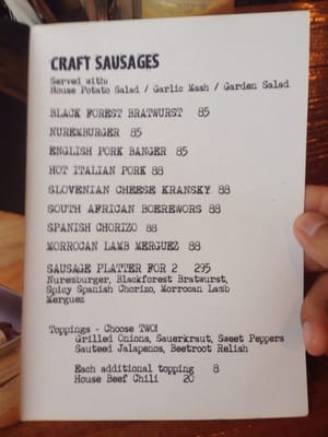 Menu photo 1 Craft Brew & Co Hong Kong, HK