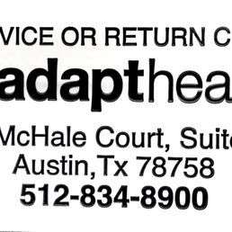 The label on the equipment they sent me. The label on the equipment they sent me.