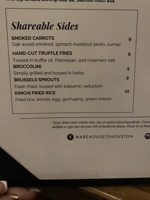 Menu photo 4 Warehouse 72 Houston, TX Menu photo 4 Warehouse 72 Houston, TX