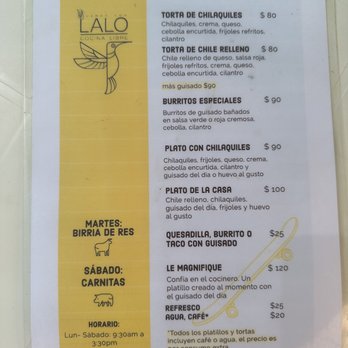 Vamos con Lalo - Menu - Mexican Near Me - Guanajuato, GUA