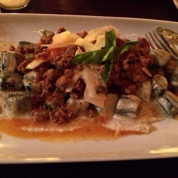 Parla - Squid ink gnocchi with wild boar bolognese - Italian Near Me - Boston, Massachusetts Parla - Squid ink gnocchi with wild boar bolognese - Italian Near Me - Boston, Massachusetts