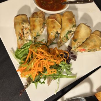 The Palms - Egg Chicken & Wild Mushroom Spring Rolls - Seafood Near Me - Fresno, California The Palms - Egg Chicken & Wild Mushroom Spring Rolls - Seafood Near Me - Fresno, California