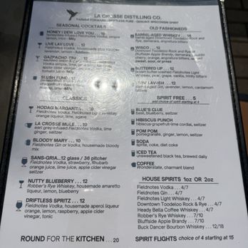 La Crosse Distilling Co. - Menu - Distilleries Near Me - La Crosse, Wisconsin La Crosse Distilling Co. - Menu - Distilleries Near Me - La Crosse, Wisconsin